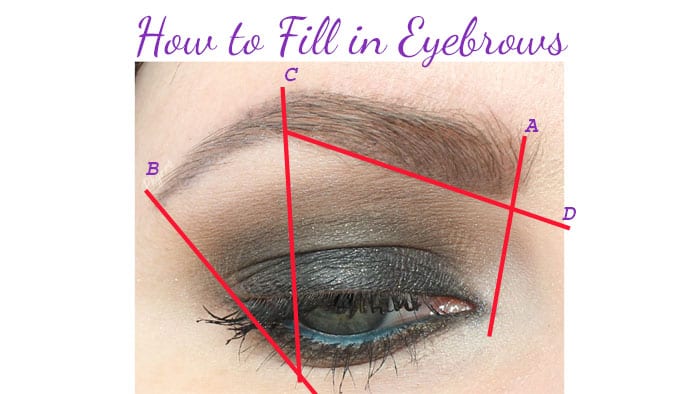 How To Fill In Eyebrows I Show You How To Fill In Eyebrows With