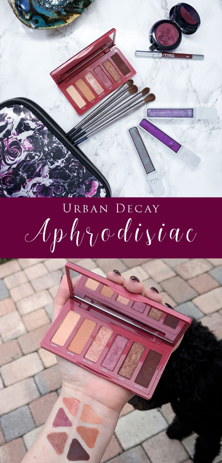 Urban Decay Aphrodisiac Palette Review Swatches Demo