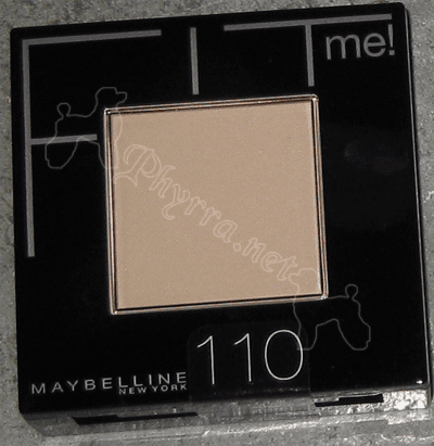 Maybelline Fit Me Foundation in 110 Porcelain Powder Foundation Review