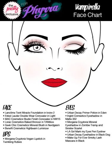 Vampirella Step-by-step Look
