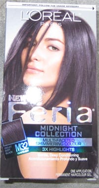 L’Oreal Feria’s New Midnight Collection M32 Violet Soft Black – Review