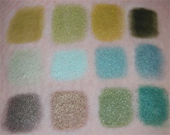 My Notable MAC Green Eyeshadow swatches