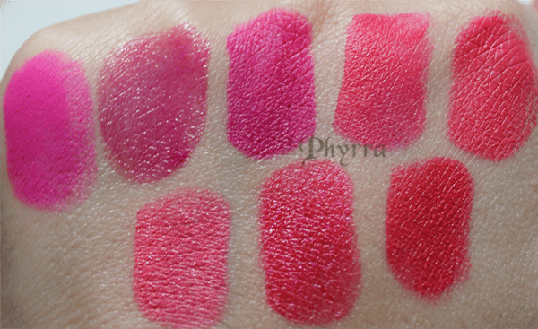 mac light pink lipstick swatches