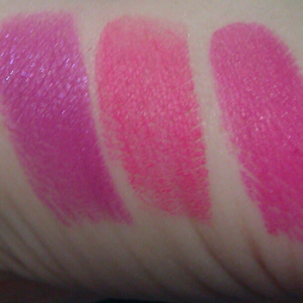 Morgana Cryptoria Troll Repellant, Far Out and Totally Tubular lipstick Swatches