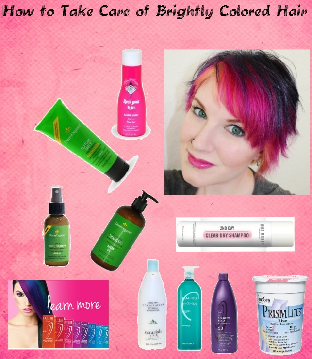 How to Take Care of Brightly Colored Hair
