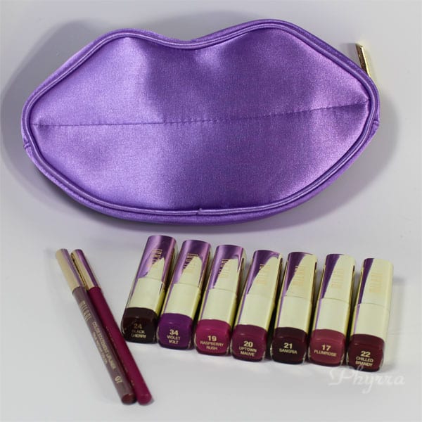 Milani Color Statement Lipsticks and Lipliners in Plums and Berries Review & Swatches