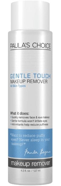 bruger skab servitrice Paula's Choice Gentle Touch Makeup Remover Review