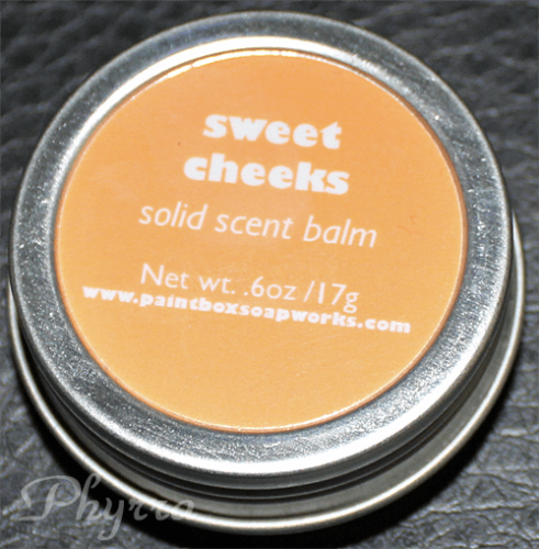 The Rhinestone Housewife Paintbox Soapworks Sweet Cheeks Solid Scent Balm Review