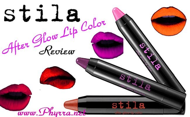 Stila After Glow Lip Colors Review