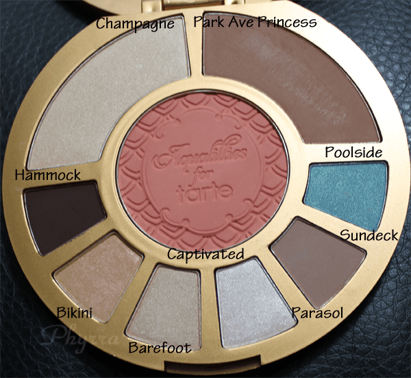 Aqualillies for Tarte Amazonian Clay Waterproof Eye & Cheek Palette Review