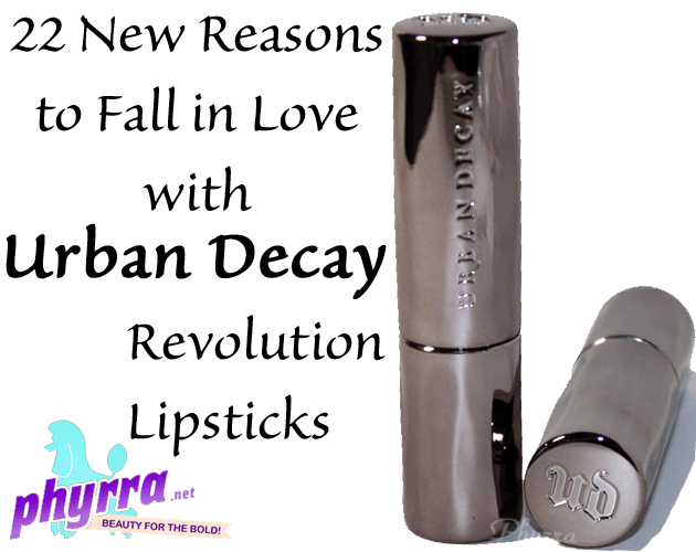 22 New Reasons to Fall in Love With Urban Decay Revolution Lipsticks