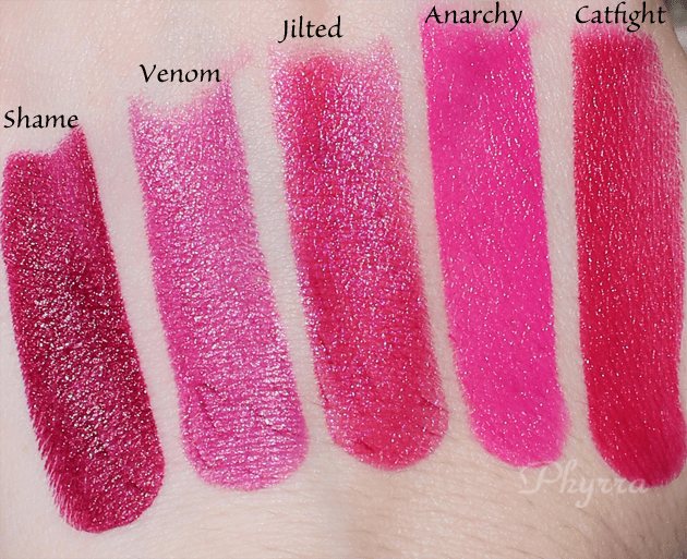 Urban Decay Revolution Lipsticks