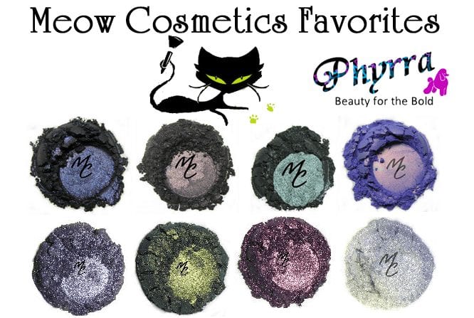 Meow Cosmetics Favorite Eyeshadows