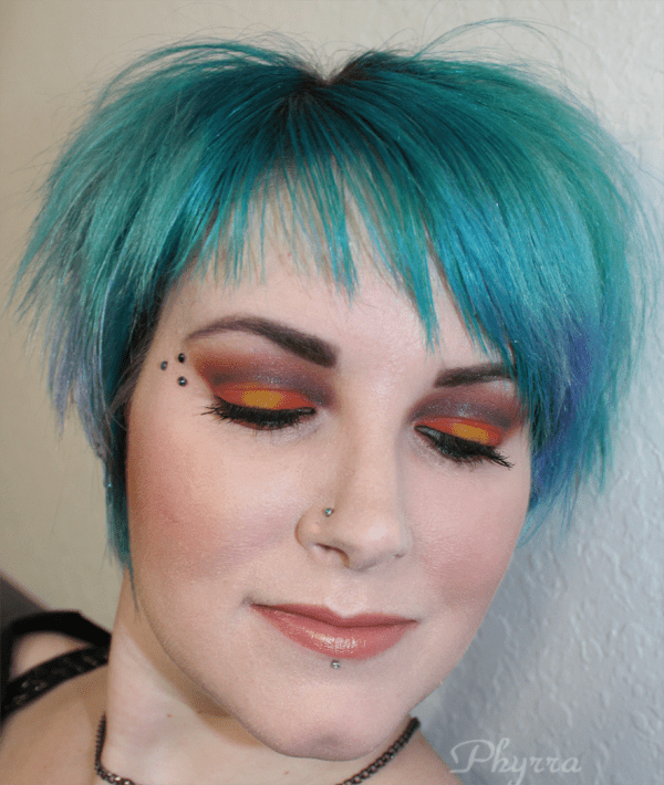 Wearing Sugarpill, tarte for Aqualillies and Hourglass Stylo