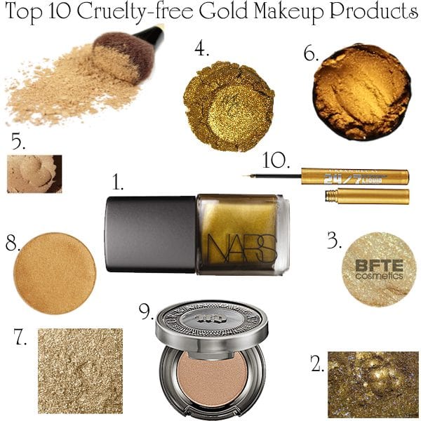 Top 10 Gold Makeup Products