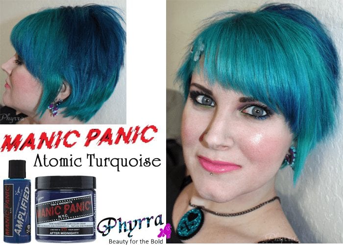 1. Manic Panic Semi-Permanent Hair Color Cream - Atomic Turquoise - wide 4