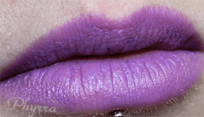 Obsessive Compulsive Cosmetics Lip Tar in Belladonna Lip Swatch