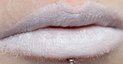 Obsessive Compulsive Cosmetics Lip Tar Custom Mix in Feathered and Pris Lip Swatch