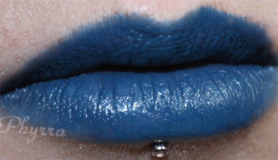 Obsessive Compulsive Cosmetics Lip Tar Custom Mix in Rx, Belladonna, Tarred Lip Swatch