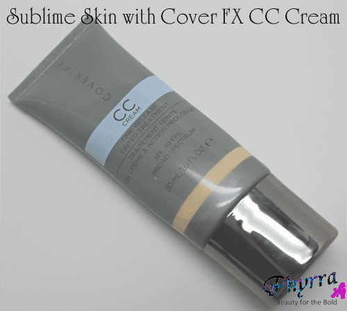Cover FX CC Cream Time Release Tinted Treatment SPF 30 Review