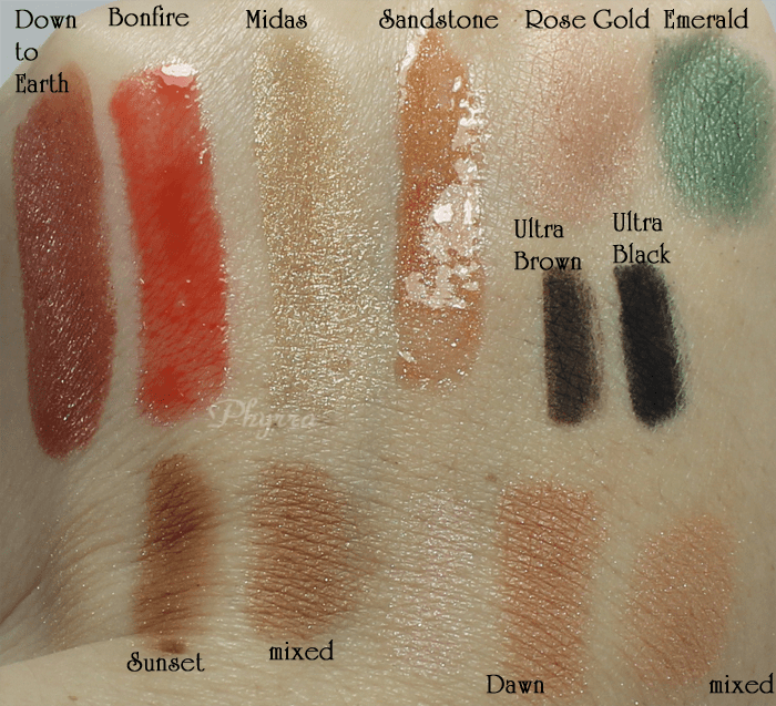 Senna Cosmetics Sunglow Collection Review and Swatches