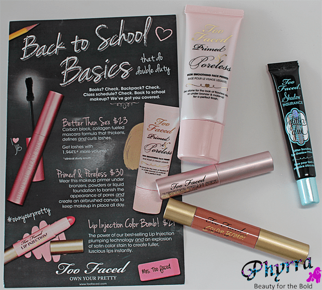 Too Faced Back to School