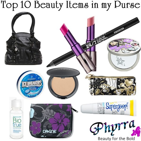 Top 10 Beauty Items in my Purse