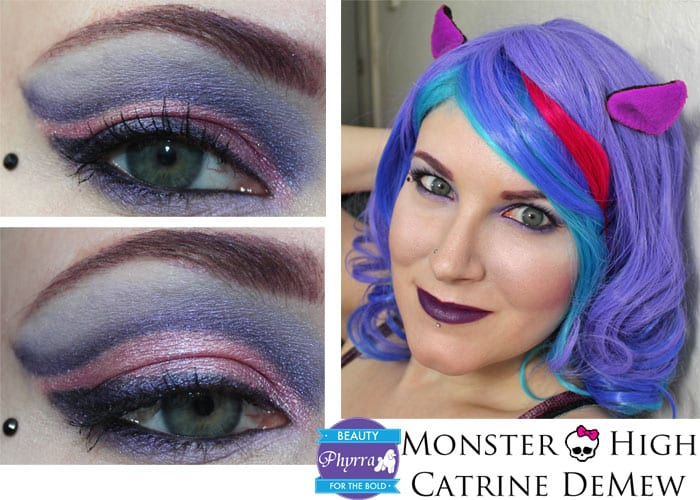 Monster High Catrine DeMew Tutorial Hooded Eye Cut Crease Makeup