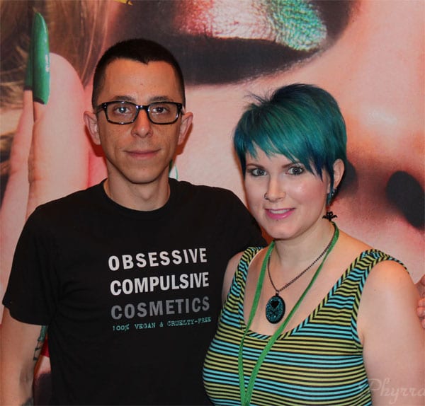 Phyrra with David Klasfeld of OCC Makeup