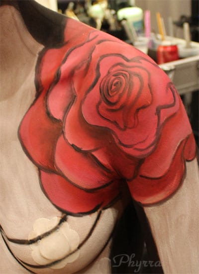 Beautiful Rose and Skulls