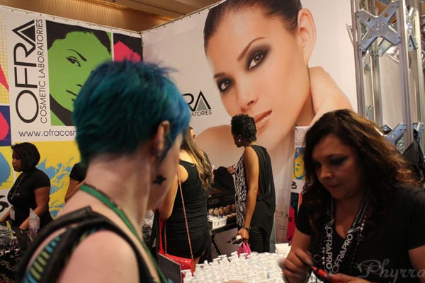 At the Ofra Booth