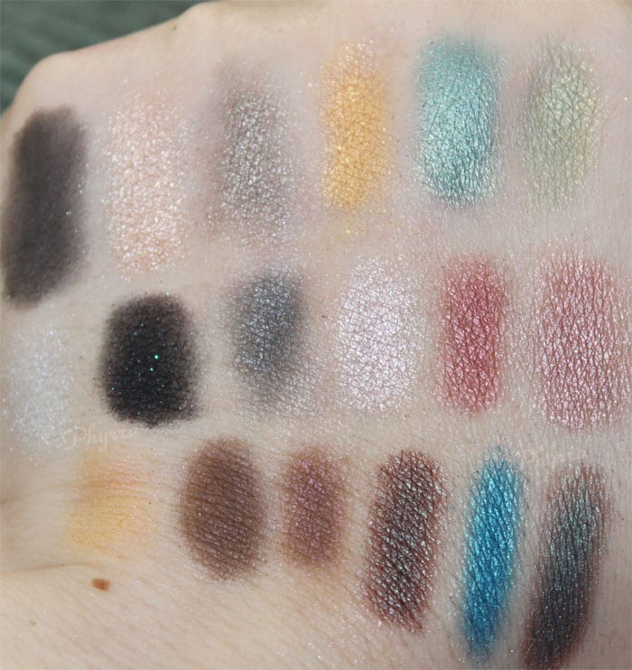 Kat Von D Smile Now, Cry Later, Queen, Bukowski Swatches, Review