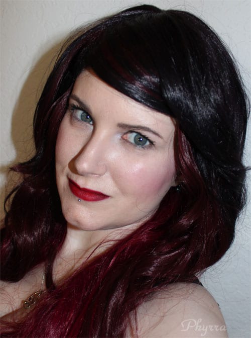 Wearing my Tokyo Crush Triflect Midnight Flame Wig