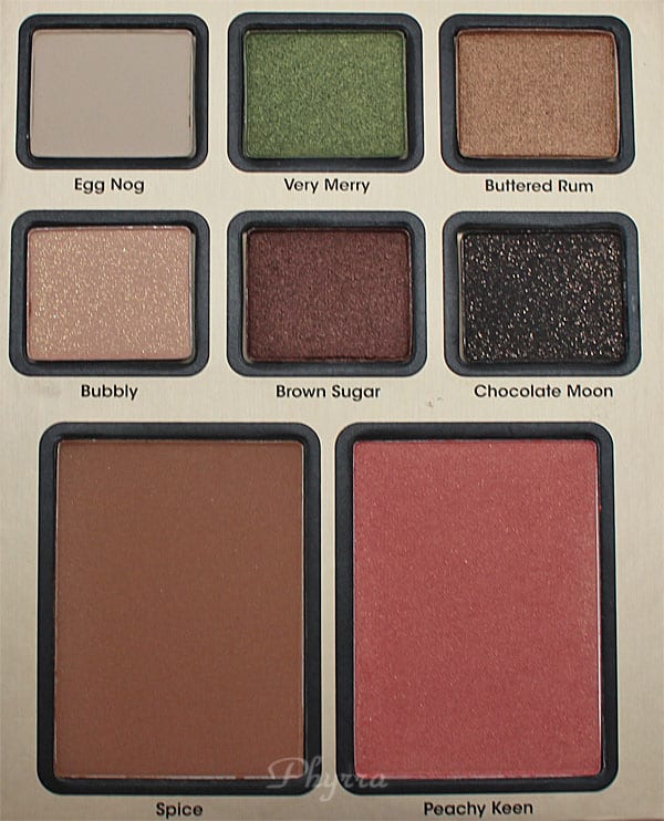 Too Faced Be Merry Palette Video, Swatches, Review