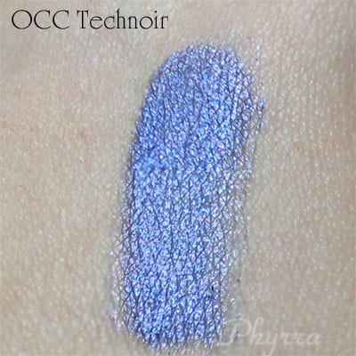 Using OCC Makeup Technoir with e.l.f. Mist & Set