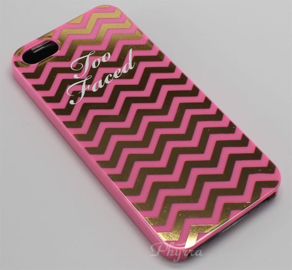 Too Faced Jingle All the Way Pink Gold Chevron Sephora iPhone 5 Case