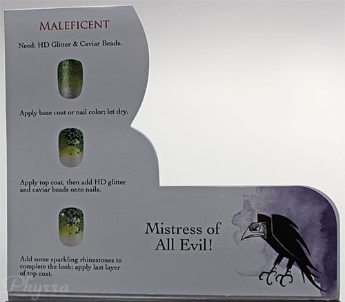 Disney Villains Maleficent Nail Art Kit Guide