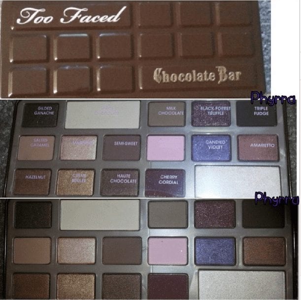 Teaser of the Too Faced Chocolate Bar Eye Palette