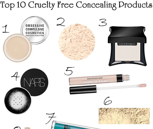 Top 10 Cruelty Free Concealing Products