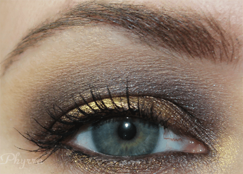 Gold and Brown Smoky Tutorial