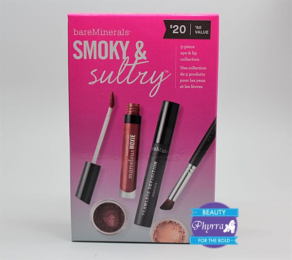 bareMinerals Smoky and Sultry Holiday 2013 Set Review, Video, Swatches