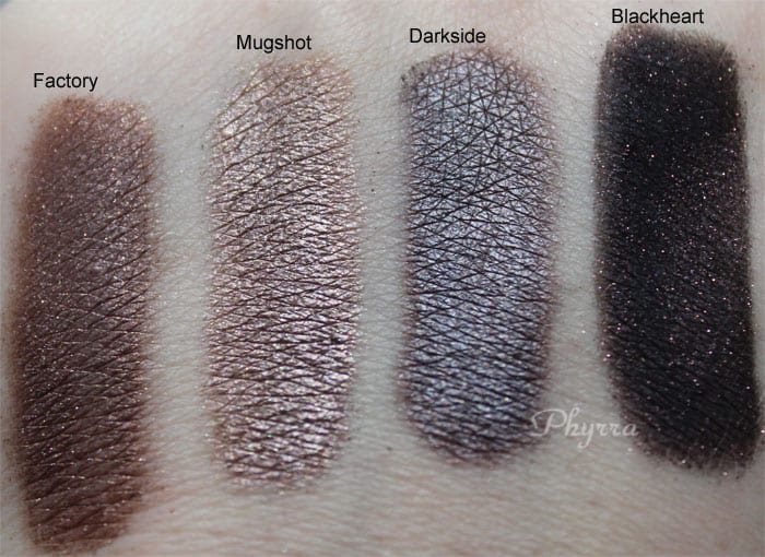 Urban Decay Naked 3 Factory Mugshot Darkside Blackheart Swatches Review Video