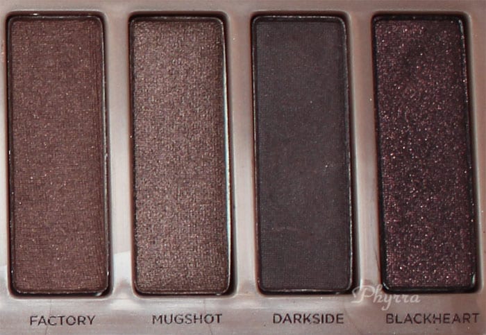 Urban Decay Naked 3 Factory Mugshot Darkside Blackheart Swatches Review Video