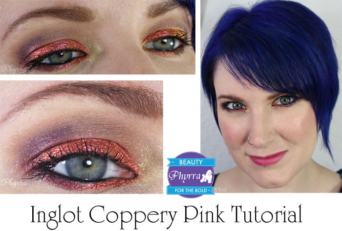 Inglot Coppery Pink Tutorial