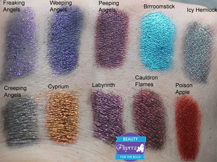 Morgana Cryptoria Dont Blink Witchy Wonderland Mystic Alchemy Swatches Review