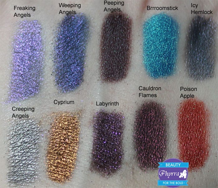 Morgana Cryptoria Dont Blink Witchy Wonderland Mystic Alchemy Swatches Review