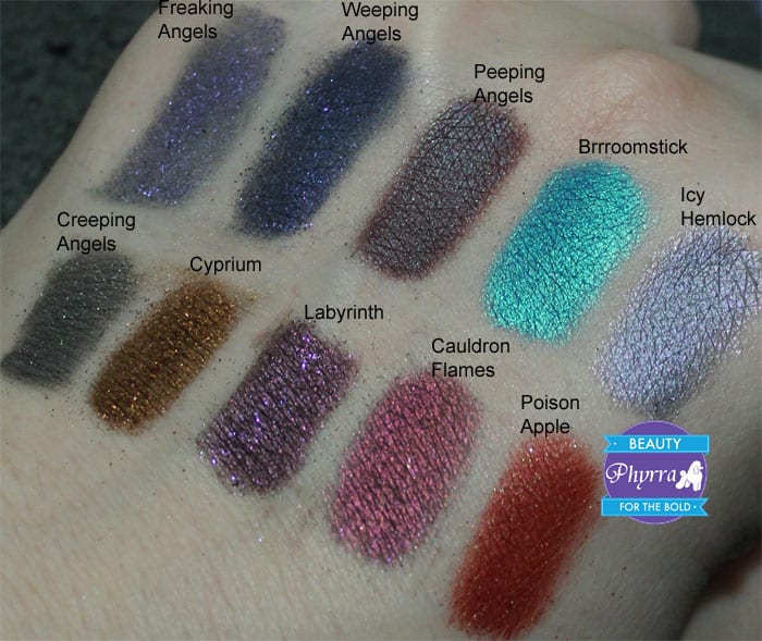 Morgana Cryptoria Semi-Loose Eyeshadows Review