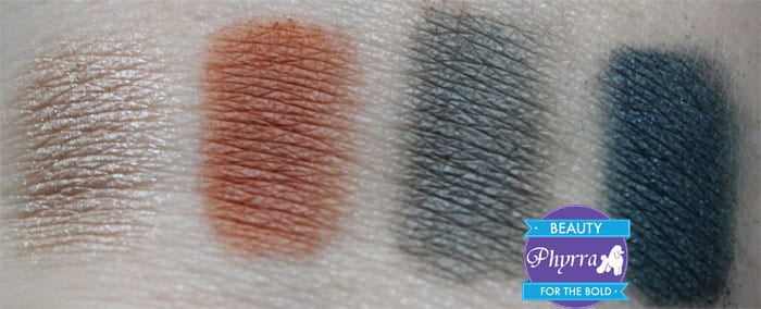 bareMinerals The Elements Quad Air Fire Earth Water Review and Swatches