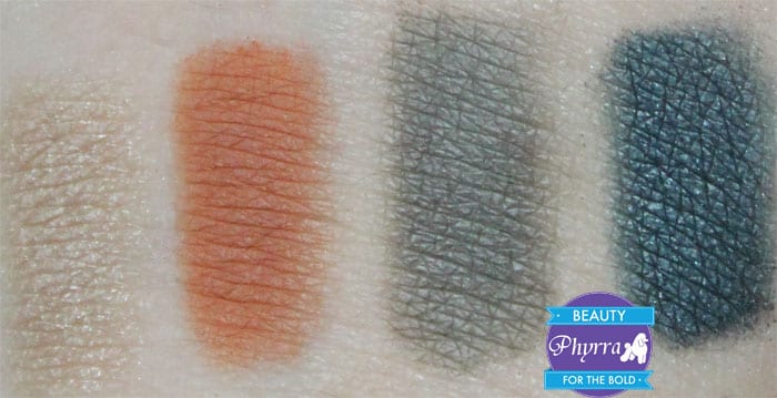 bareMinerals The Elements Quad Air Fire Earth Water Review and Swatches