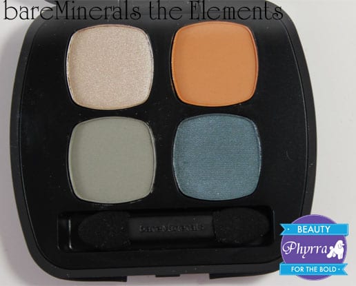 bareMinerals The Elements Quad Review and Swatches